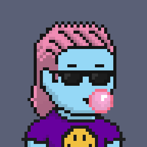 Purple Smiley Tee, shades eyes