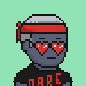 D.A.R.E Tee with a Roaring Kitty, heart glasses eyes